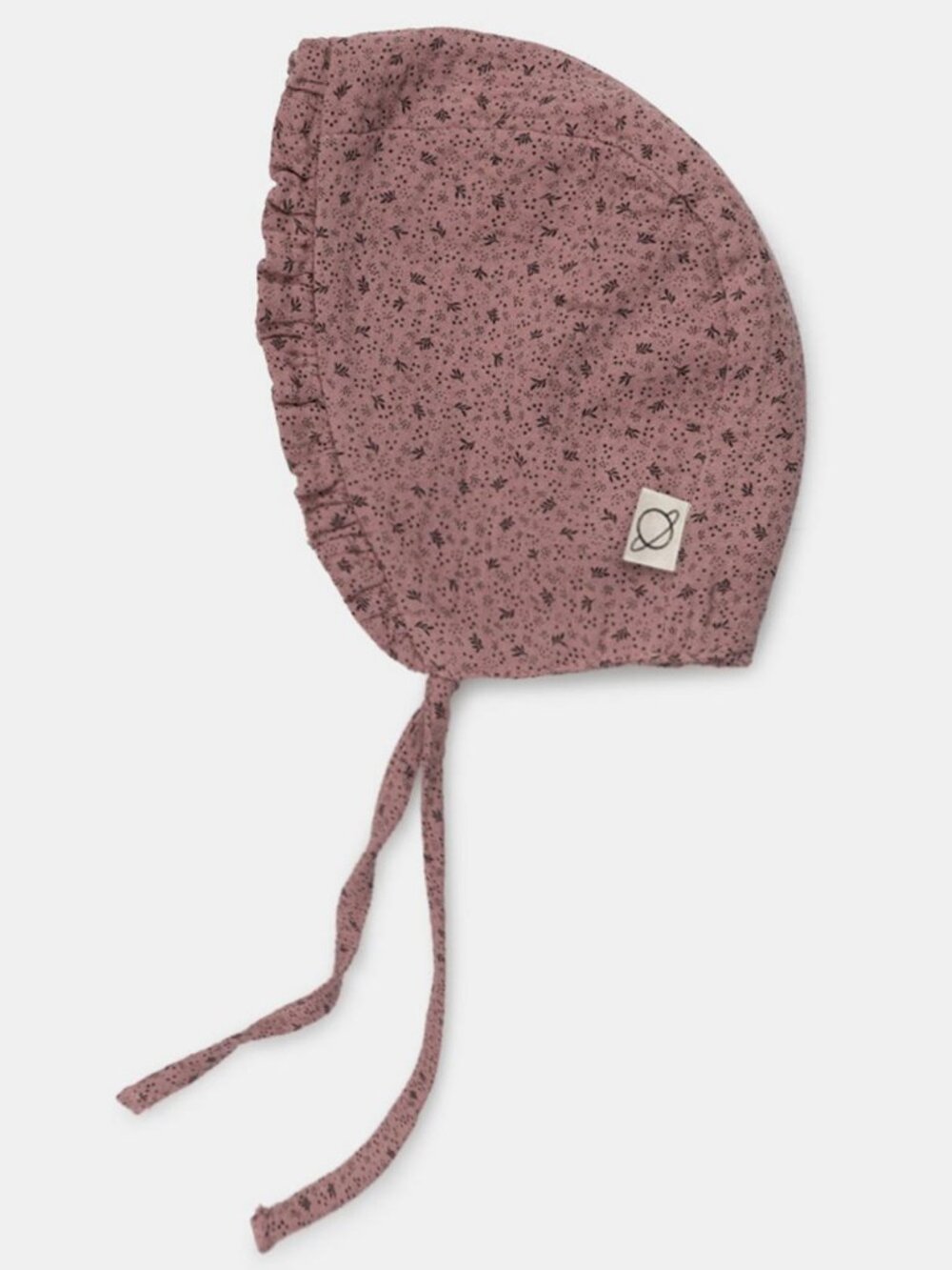 Organic gauze baby bonnet - Pink